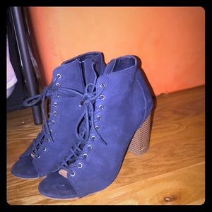 Vegan leather booties
